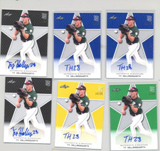 2020 Leaf Perfect Game Auto Six card lot Ty Hollandsworth
