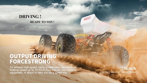 WLtoys 144010 XKS 1/14 BRUSHLESS RC Car 75KM/H 2.4GHz Buggy 4WD Off Road - Picture 14 of 21