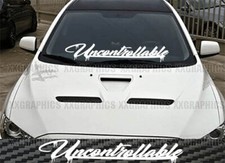 Uncontrollable Windshield Decal Sticker Jdm Banner Car Truck Usdm Suv Euro Kdm B Uncontrollable Windshield Decal Sticker Jdm Banner Car Truck Usdm Suv Euro Kdm B