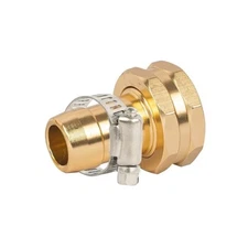 Best Garden 3/4"-5/8 In. Female Brass Hose End Repair Hose Coupling
