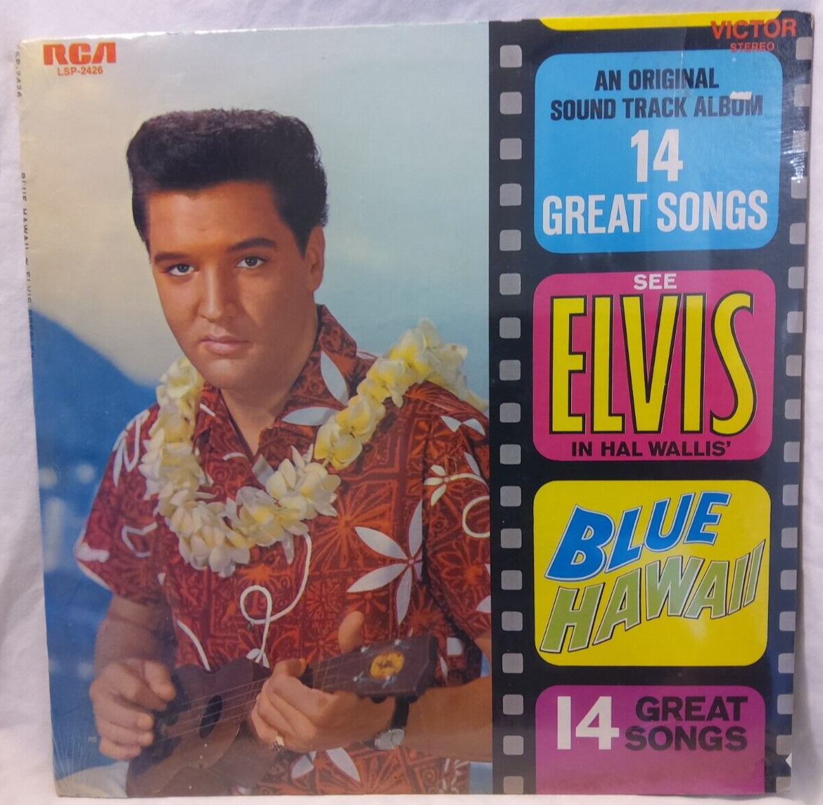ELVIS PRESLEY ~ BLUE HAWAII SOUNDTRACK ~ SEALED LP 1977 REISSUE