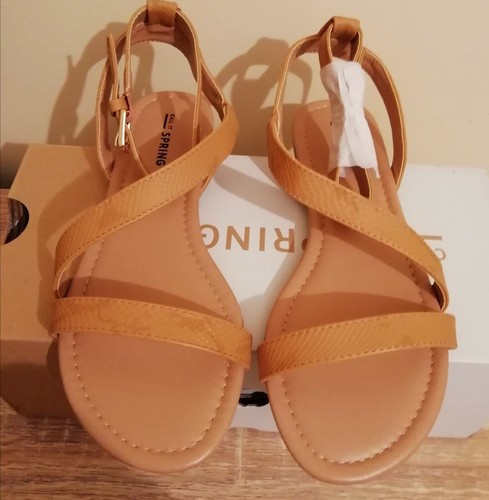 CALL IT SPRING Ladies Bellana Flat Sandal New With Box RRP €90 Brown Size UK3 - Picture 2 of 6