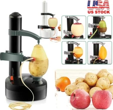 Rapid Peeler, Potato Peeler Electric Auto Rotating Apple Vegetable Fruit Peeler