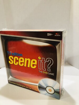 Brand New - SEALED - TV Edition Scene It! The DVD Trivia Game 
