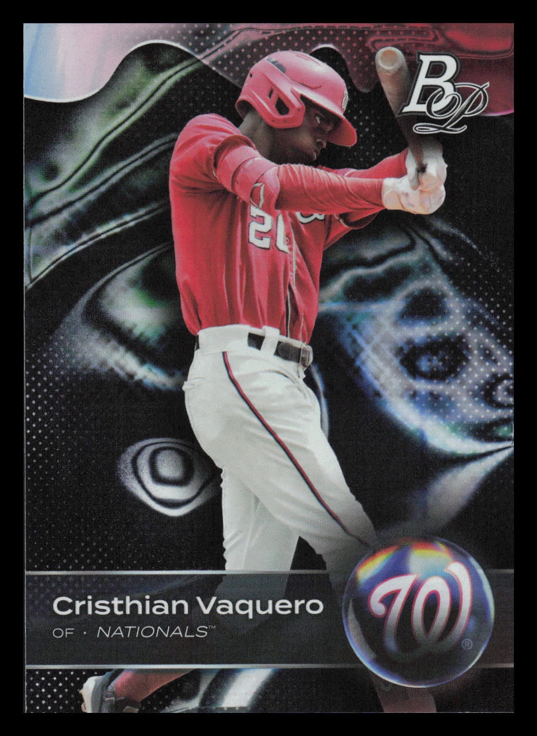 Cristhian Vaquero trading card