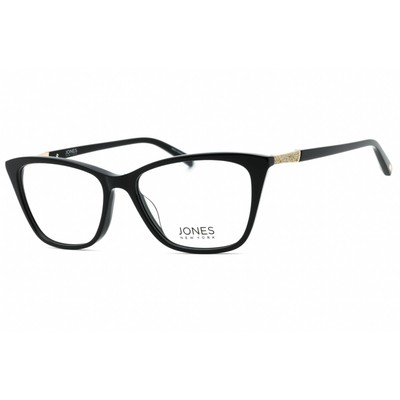 Jones New York Women's Eyeglasses Black Acetate Cat Eye Full Rim Frame J777 0BLA