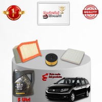Inspektionskit Filter Und ÖL Dacia Logan II 0.9 Tce 66KW 90CV 2015->