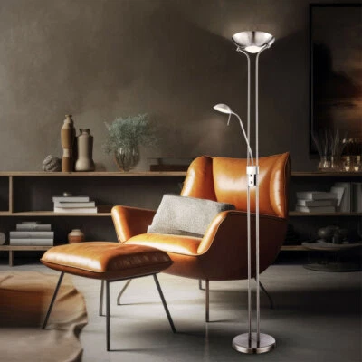 GLOBO LED Decken Fluter Lese Spot verstellbar Steh Leuchte dimmbar Wohn Zimmer Lampe