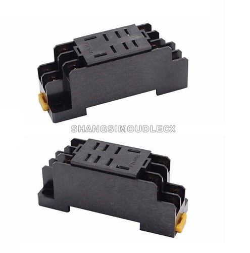 10A AC 220V Coil Power Relay DPDT LY2NJ HH62P HHC68A-2Z With Socket Base - Picture 4 of 7