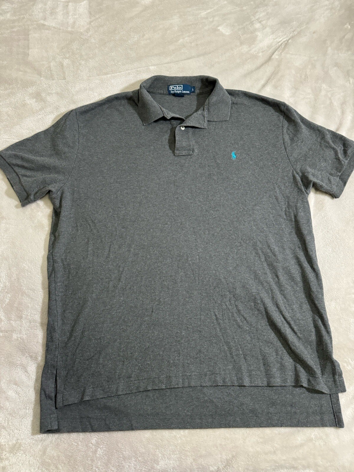 PONY Polo Ralph Lauren camicia uomo grande grigia