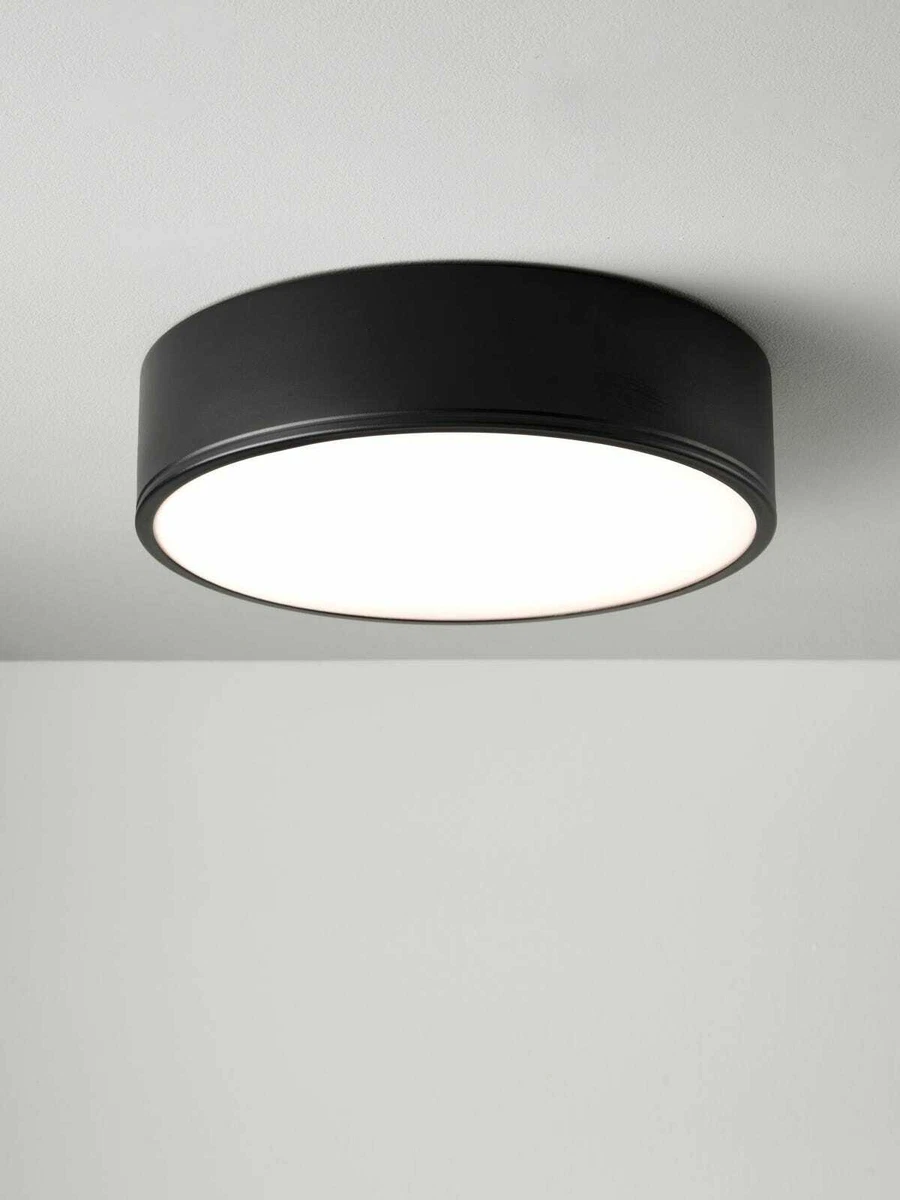 Black matte sale flush mount light