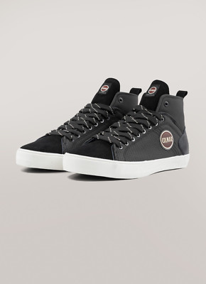 Sneakers Uomo Colmar Durden Drill Scarpe Pelle Martellata Stivaletti Nere  Blu | eBay