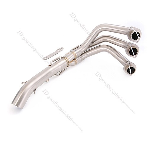 Silenciadores de tubo delantero sistema de escape para Yamaha MT-09 XSR900 Tracer 900 2014-2020 - Imagen 12 de 13