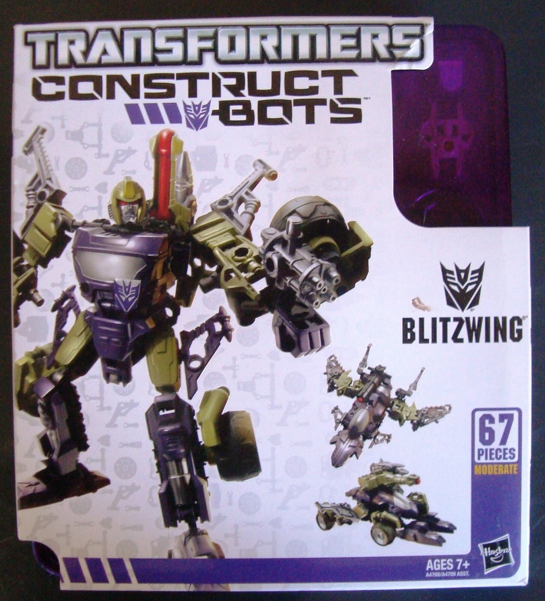 トランスフォーマー　Construct-Bots Blitzwing Blitzwing Transformers Construct Bots Elite Class 2013