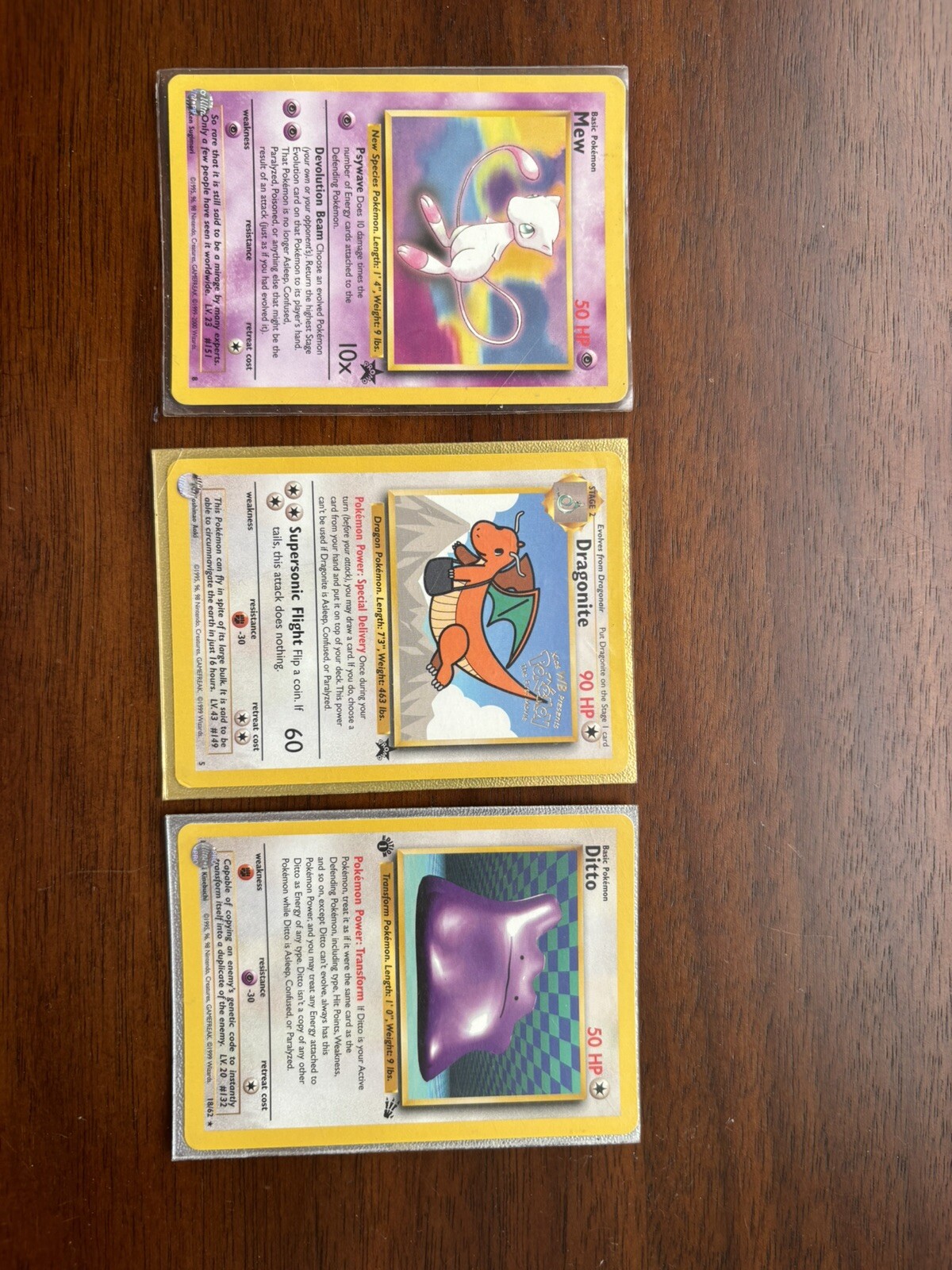 Pokemon cards lot vintage holographic