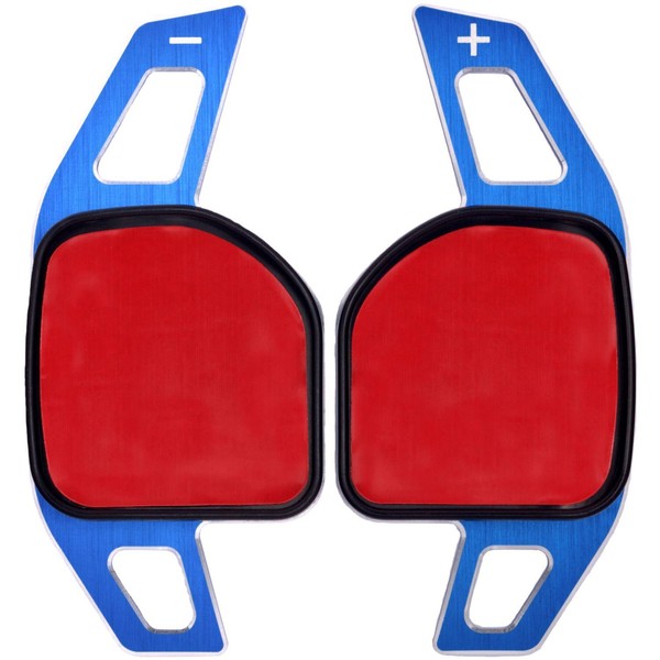 Schaltwippen Shift Paddles Passt Zu Audi A1 8X, Q3 8U, Q5 SQ5 8R, Q7 4L Alu Blau-image