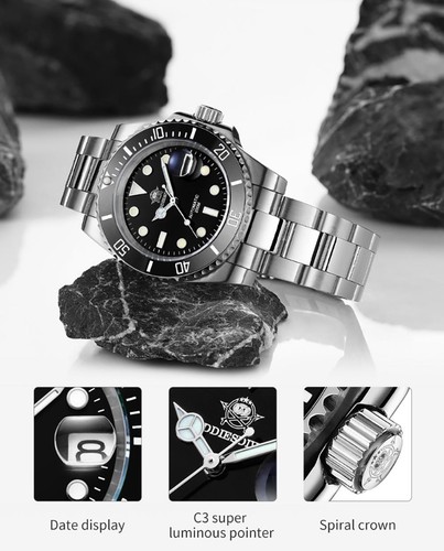 Addiesdive Nh35 Uhrwerk Automatik Uhr Saphirglas Mechanische Armbanduhr - Bild 12 von 25