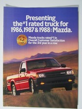 1988 Mazda SE 5  Rated # 1 Vintage Original Print Ad Fold Out 8.5 x 11"