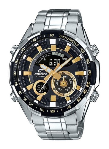 Casio Edifice EFR-550D-1AVUDF Stainless Steel Silver Strap Stylish Wrist Watch - Picture 5 of 5