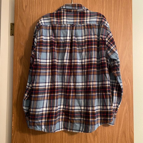 Camicia Eddie Bauer in flanella a quadri 100% cotone - Uomo XXL - Foto 2 di 4