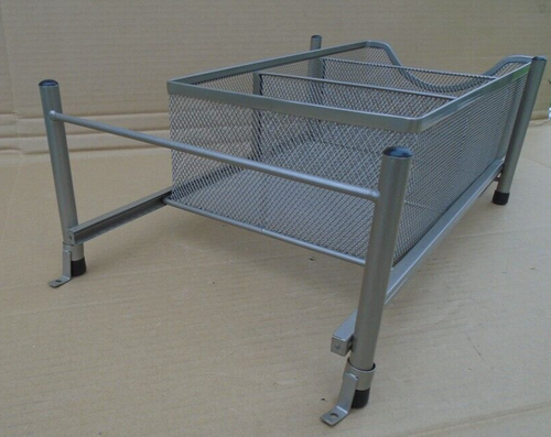 Organizador de cesta de almacenamiento de malla metálica de 3 compartimentos, hogar, oficina, cocina - Imagen 14 de 15