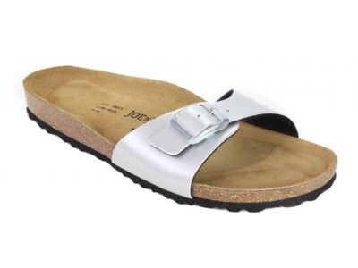 JNJ Porto SynSoft Soft-Fußbett Metallic Silver Gr. 42 Schmal (BT-J-11009.916-42)