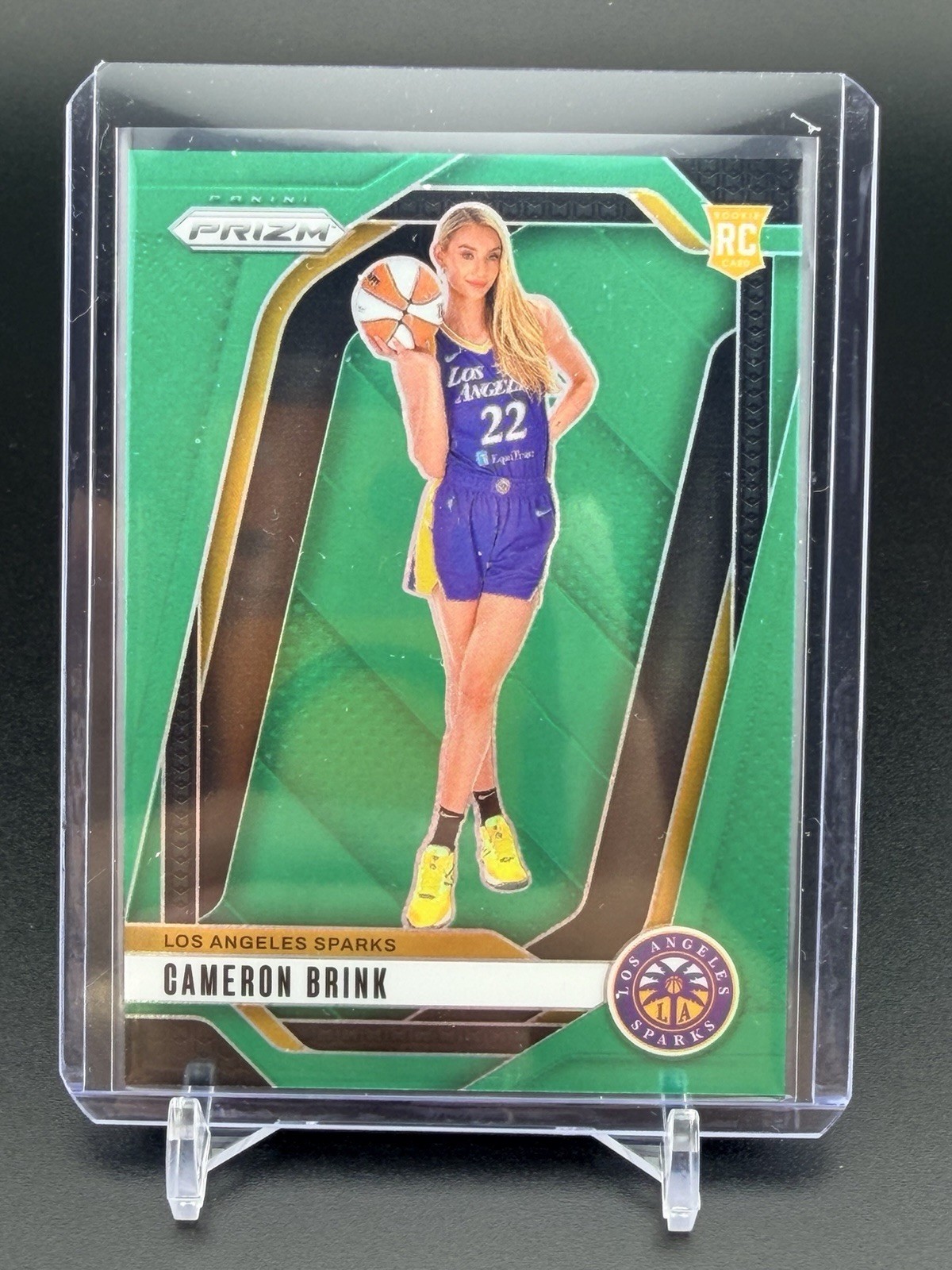 2024 Panini Prizm WNBA - Cameron Brink #143 Green Prizm (RC)