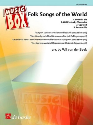 Folk Songs of the World Set 4 Part Variable Wind Ensemble with Percussion De Has