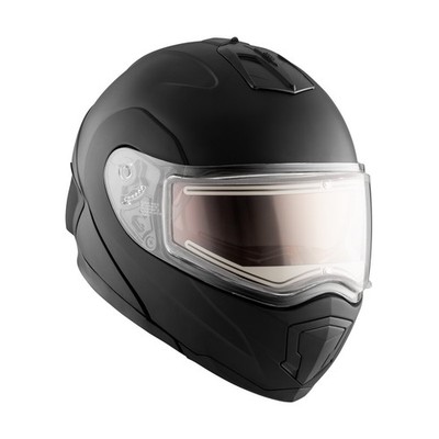 CKX Matte Black Tranz 1.5 AMS Snow Helmet w/Electric Shield - 512587#