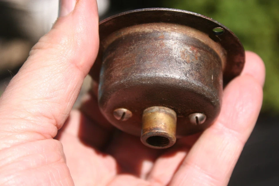 Manómetro de presión de aceite Paige National Gauge & Equipment vintage de 8 libras Foto 4 de 4