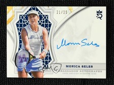 2024 Topps Royalty Ambassador Auto Blue 21/25 Monica Seles #AA-MS Auto 3s8