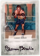 Carmen Basilio 2010 Ringside Round 2 Boxing Autograph Card #A-CB2