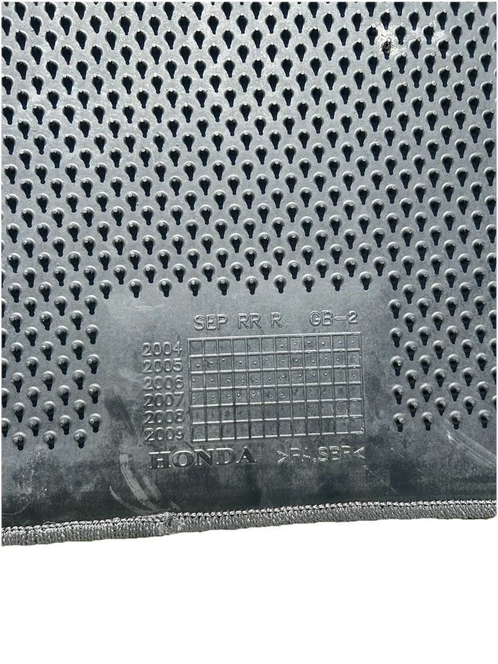 FITS ACURA TL 2004-2009 OEM Gray/Black FLOOR MAT SET (Honda) - Image 4 of 4