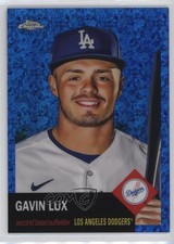 2022 Chrome Platinum Anniversary Blue Mini-Diamond Refractor /199 Gavin Lux 02dl