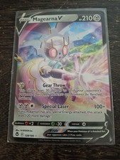 magearna v pokemon card value 128/195 - Silver Tempest 30 / 1 Artist Carta Pokmon Magearna V Original