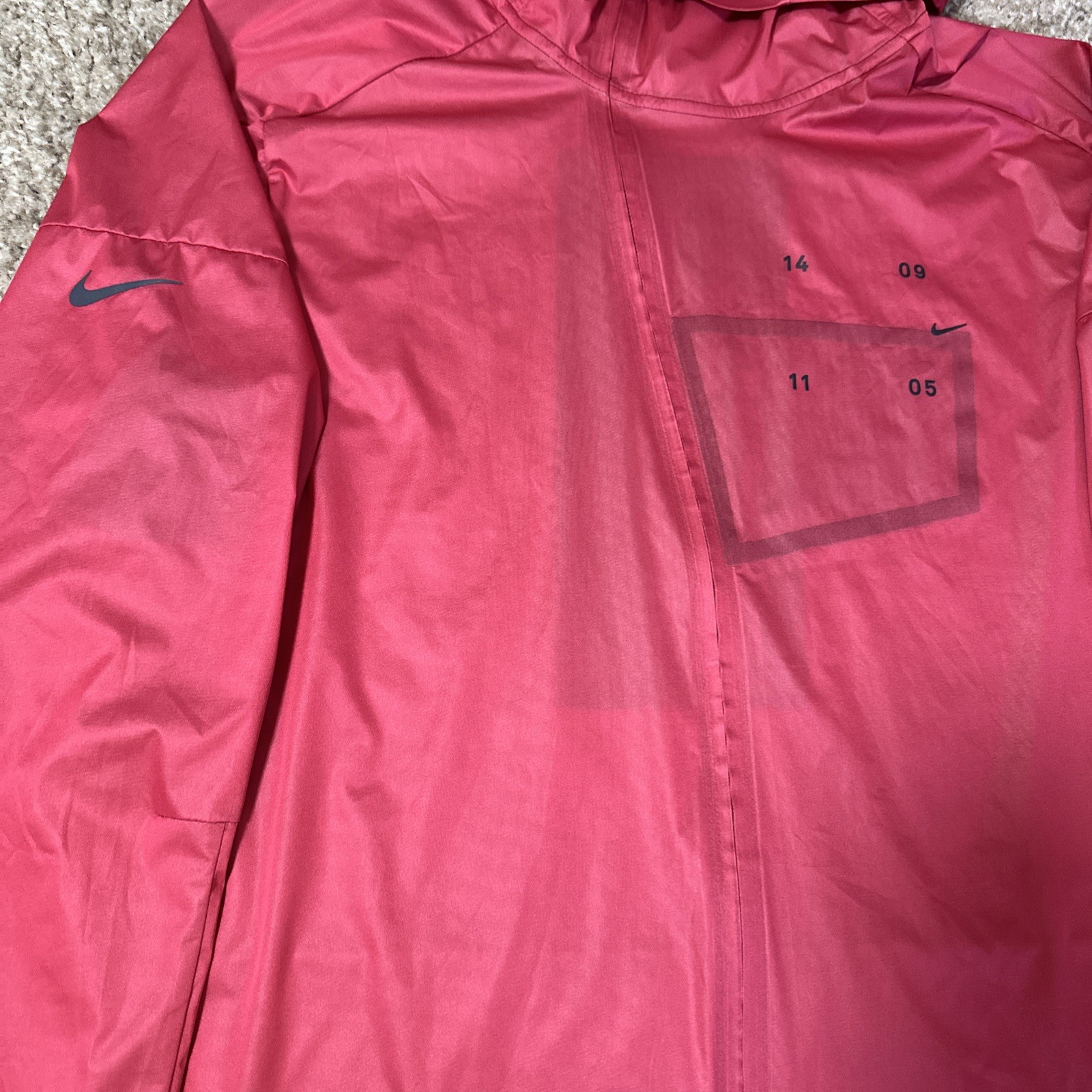Nike Tech Pack Layer Running Jacket Red Black CT2… - image 4