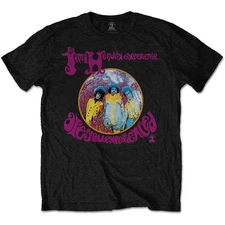 Black Jimi Hendrix Are You Experienced Official Tee T-Shirt Mens Unisex