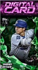 Topps Bunt DIGITAL Baseball Shohei Ohtani Gemstones 26 Emarald Base Rare
