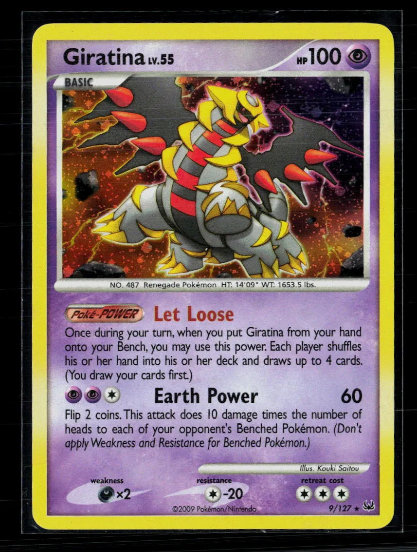 Pokemon 2009 Platinum Giratina #9/127