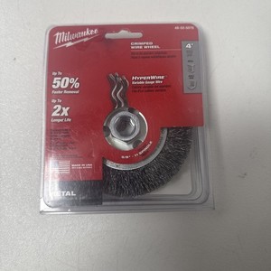 Milwaukee 4 in. Crimped Wire Wheel Brush 48-52-5070