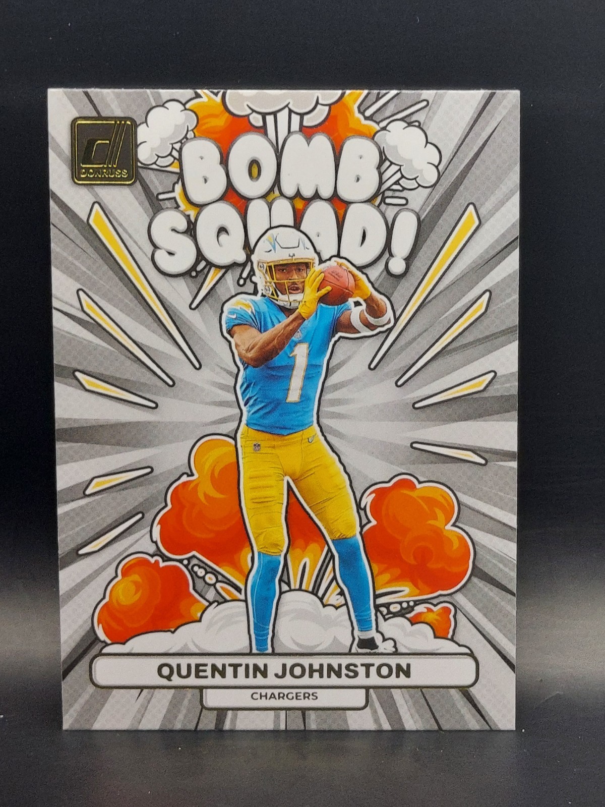 2023 Panini Donruss #BS-11 Quentin Johnston Bomb Squad Los Angeles Chargers 