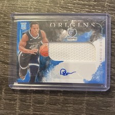 DESMOND BANE  RC RPA RJA  33/49 Patch Auto 2020-21 ORIGINS Blue Grizzlies