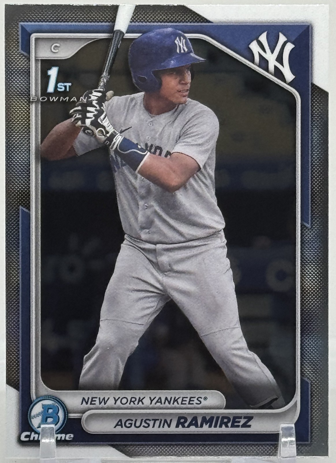2024 Bowman Agustin Ramirez Chrome Prospects  1st #BCP-85 New York Yankees