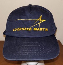Vintage Lockheed Martin Snapback Hat Adult Size