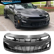 For 19-24 Chevrolet Camaro 19 SS Style Unpainted Front Bumper Cover Conversion
