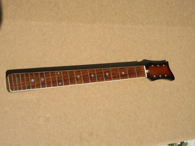 1960s Vintage Univox Semi Hollow Body Guitar Neck Teisco Japan Cool Shape