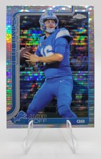 2025 Topps Chrome NFL Football Jared Goff Pulsar Refractor #102 Rams