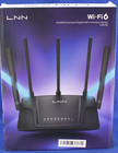 LNN AX3000 Dual Band Gigabit Wi-Fi 6 Wireless Router 3000Mbps (LNN788) - Black