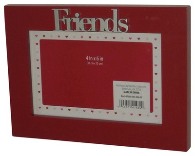 Wal-Mart Freunde Foto-Rahmen Rot 4'' x 6''