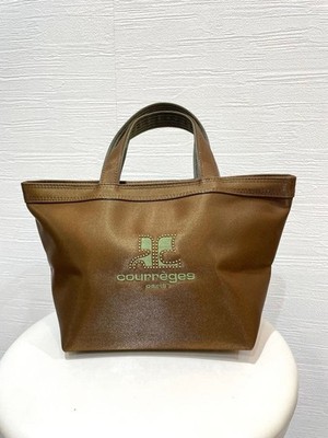 Courreges Handbag 11.8 inch Brown